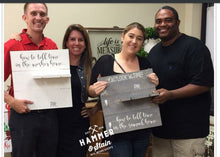 Wine Glass  and Coffee Cup Holder Hammer and Stain, Upper Montclair