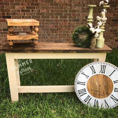 Rustic Sofa Table